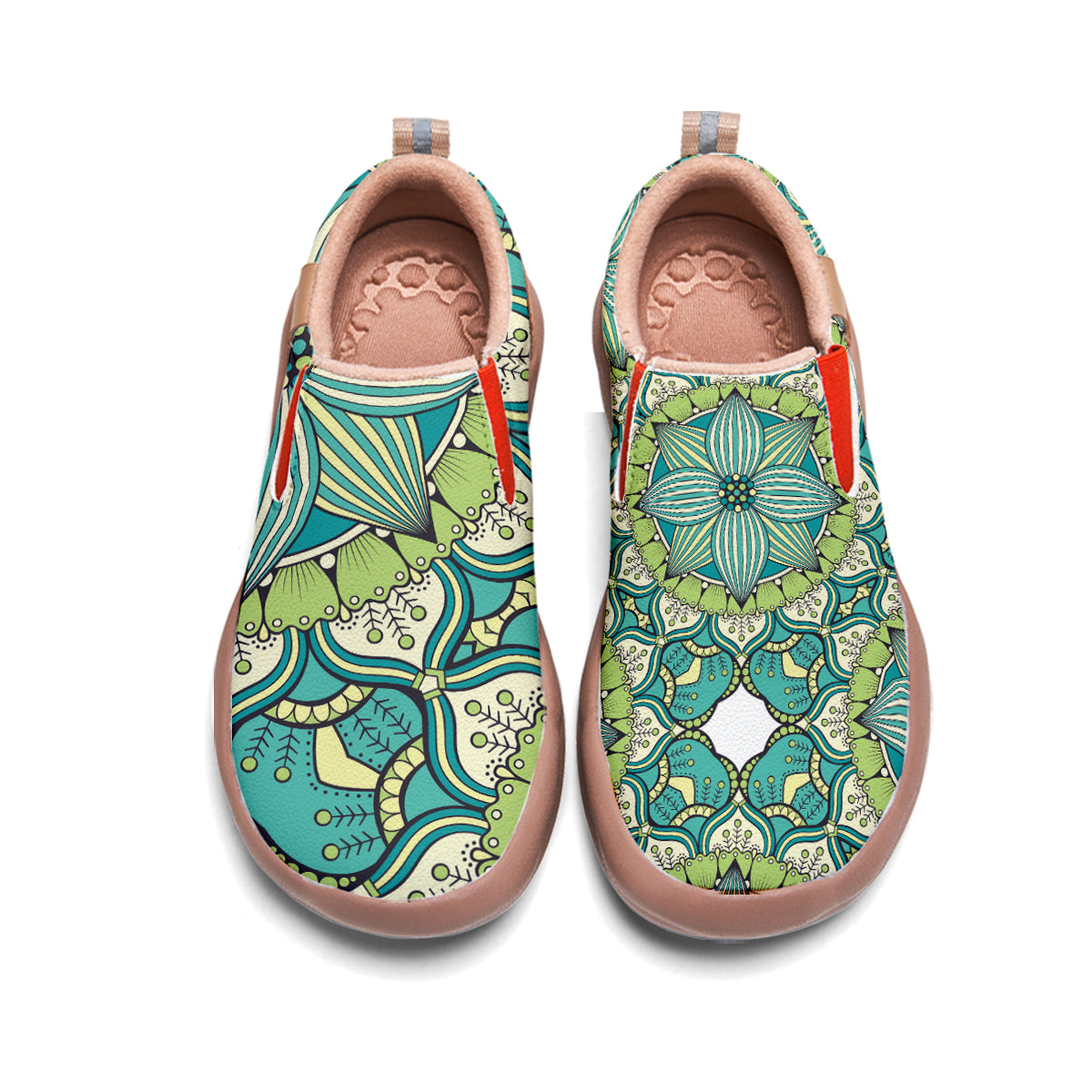 Mandala Flower Slip On