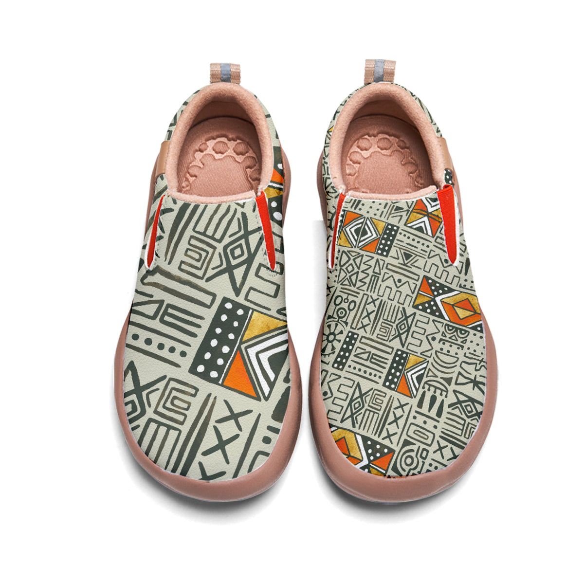 Vintage Texture Pattern Slip On