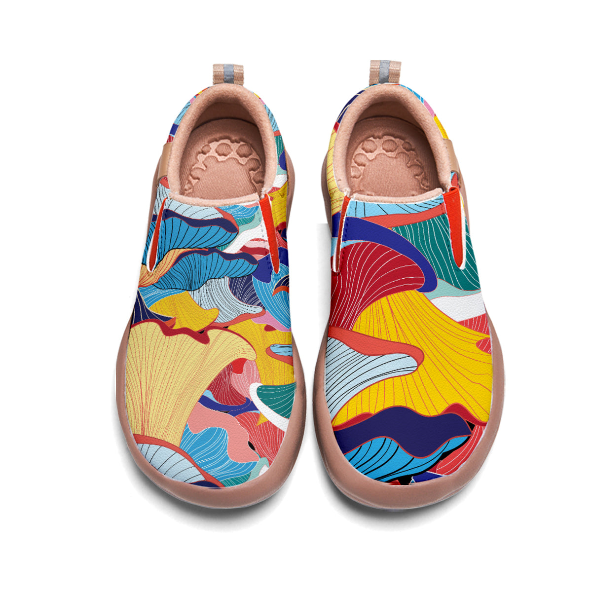 Colorful Mushroom Slip On