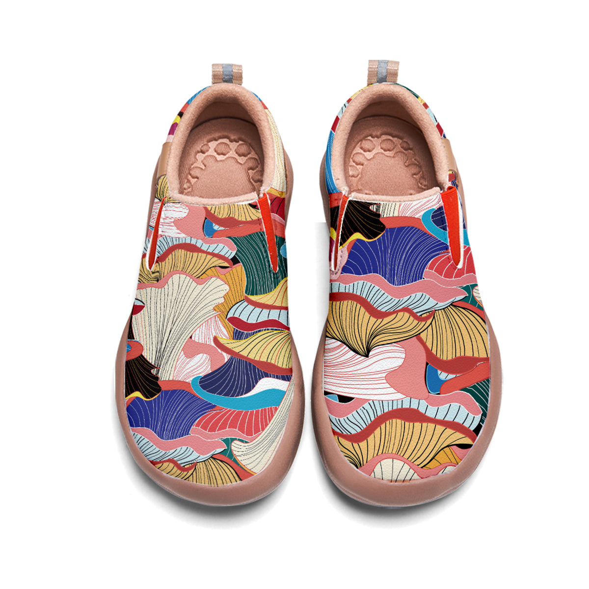 Colorful Mushroom Slip On