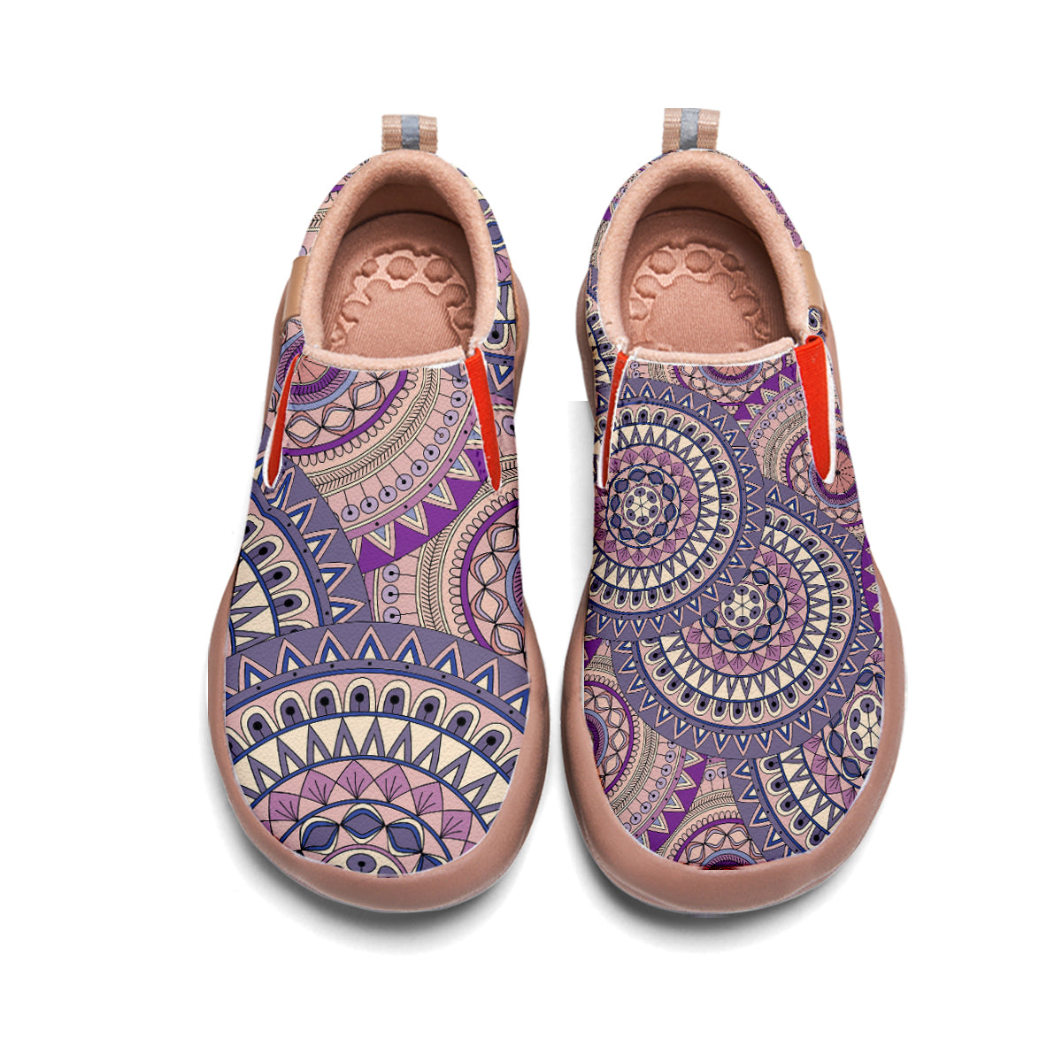 Purple Mandala Slip On