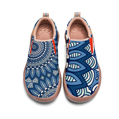 Blue Mandala Slip On