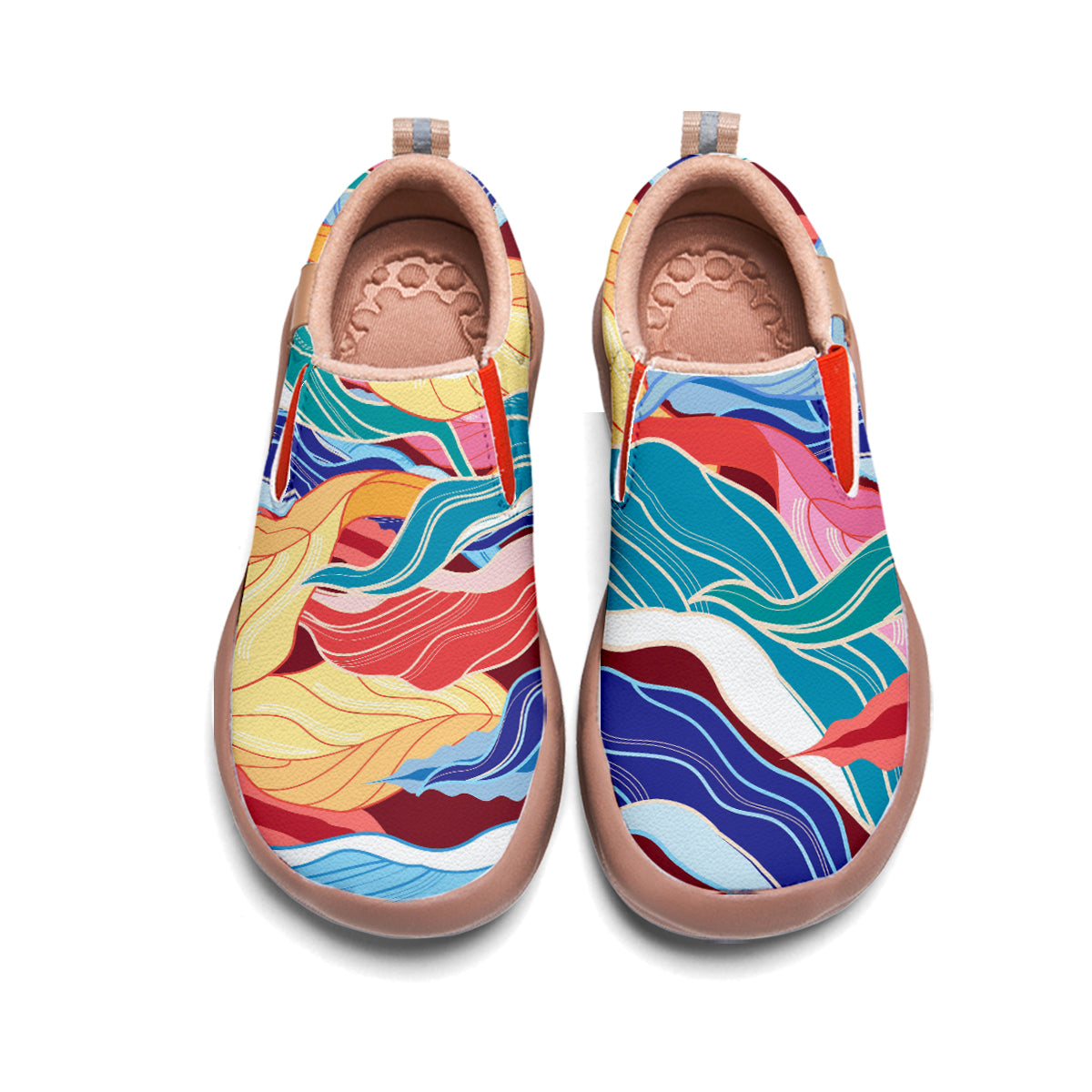 Colorful Leaves Slip On