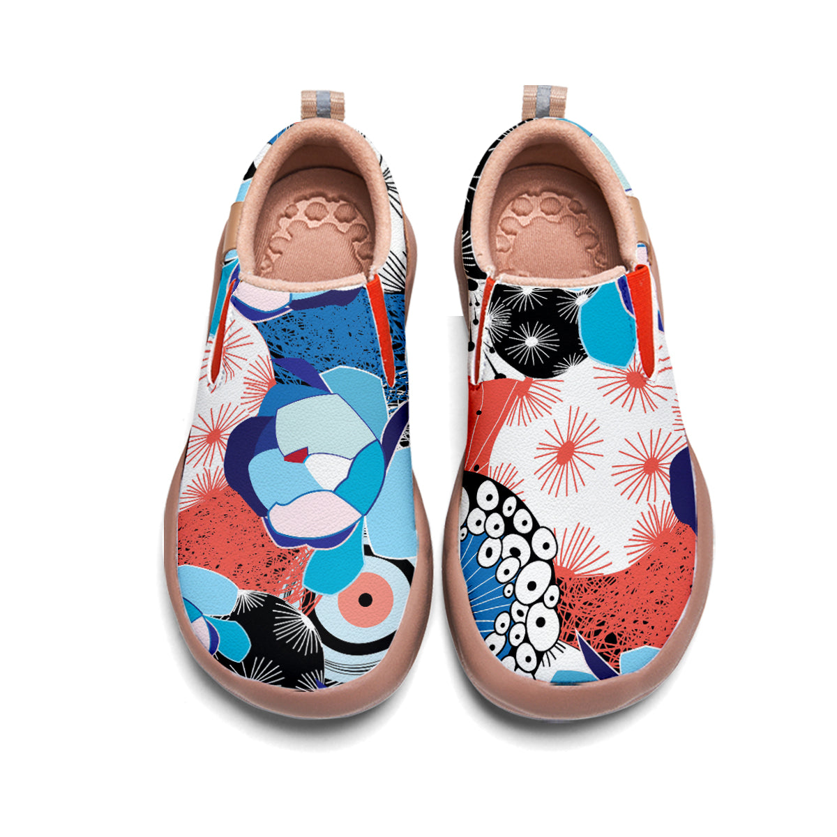 Colorful Flower Slip On