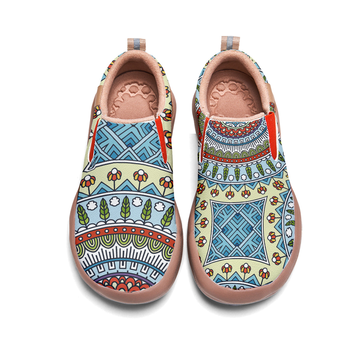 Color Mandala Slip On