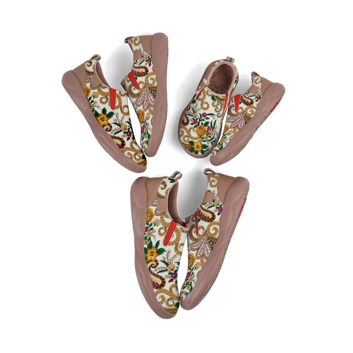 Bohe Style Flower Slip On