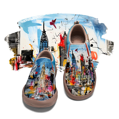 Graffiti Philadelphia City Slip On