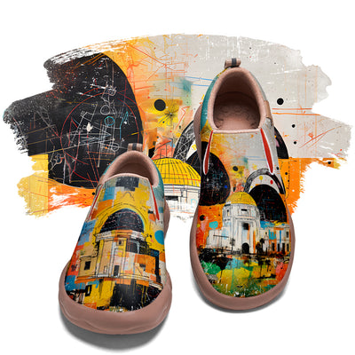 Graffiti Los Angeles City Slip On