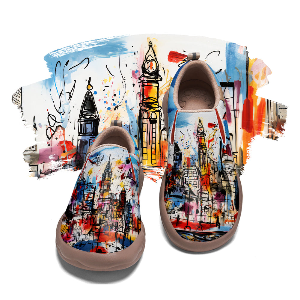 Graffiti Philadelphia City Slip On