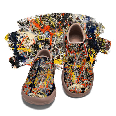 Jackson Pollock Blue Poles Slip On