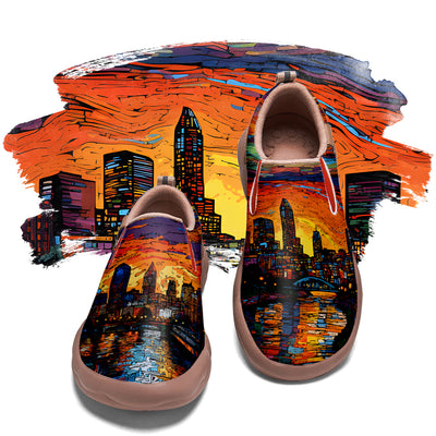 Graffiti Boston City Slip On