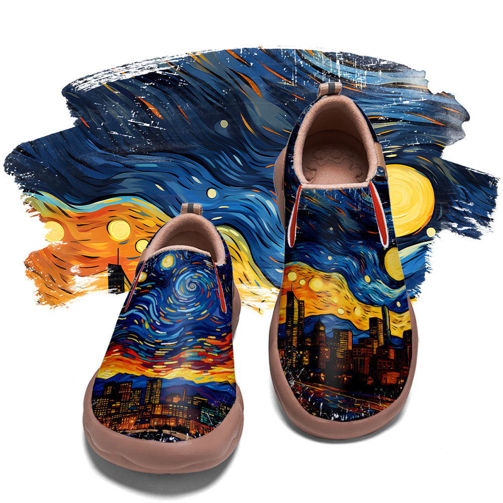 Starry Night Denver City Slip On