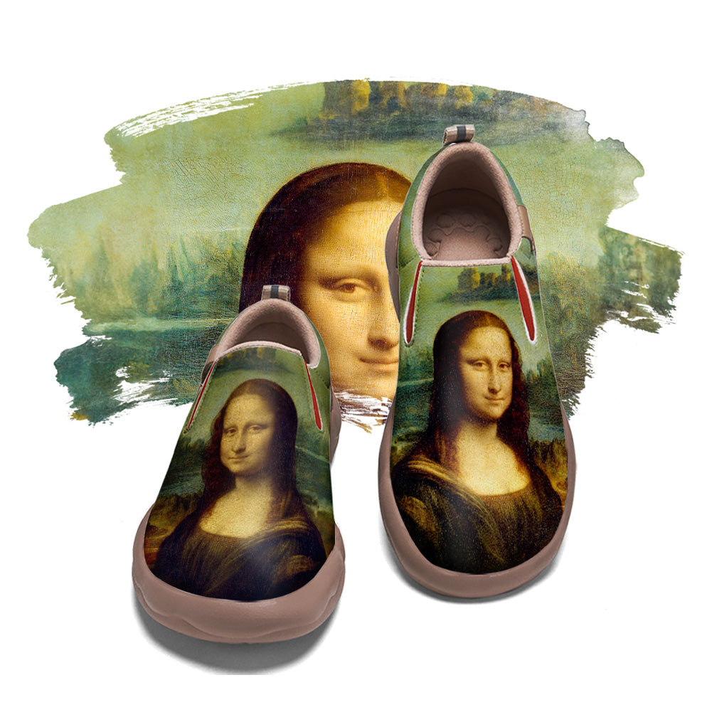 Leonardo da Vinci Mona Lisa Slip On