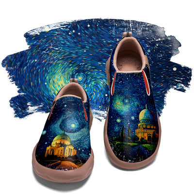 Starry Night Los Angeles City Slip On