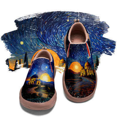 Starry Night Los Angeles City Slip On