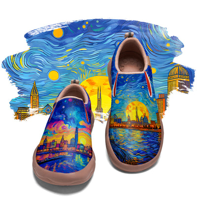 Starry Night Milwaukee City Slip On