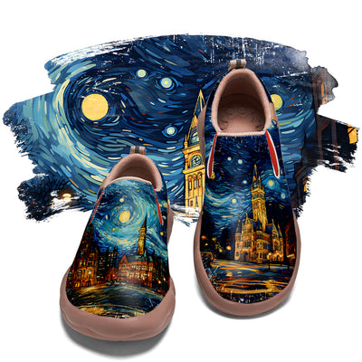 Starry Night Boston City Slip On