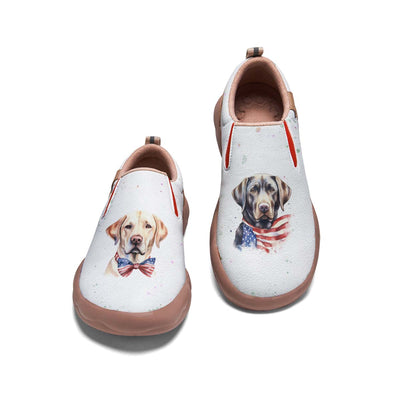 American Flag Dog Slip On