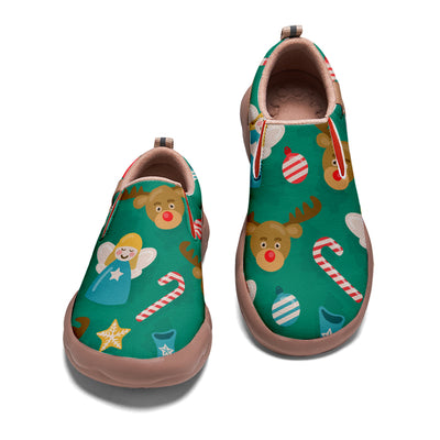 Christmas Deer Kids Slip On