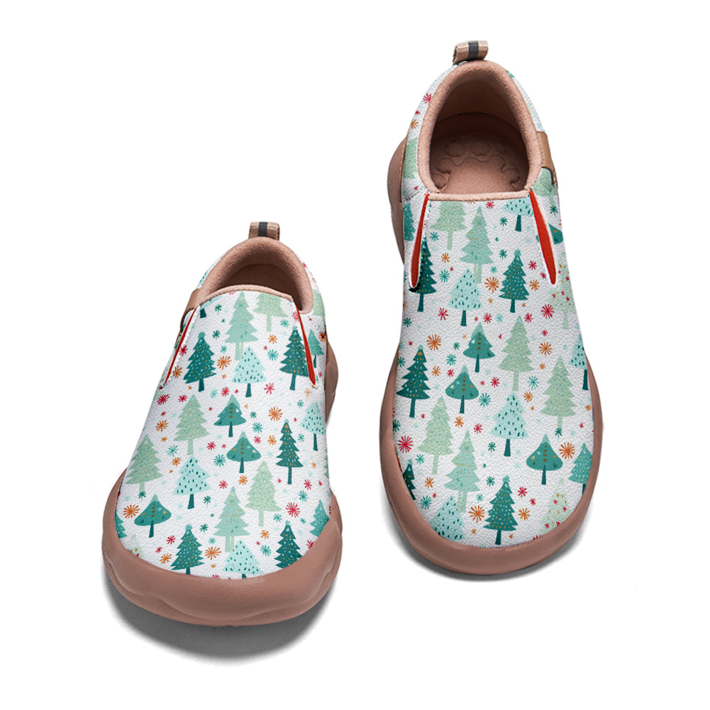 Christmas Tree Kids Slip On