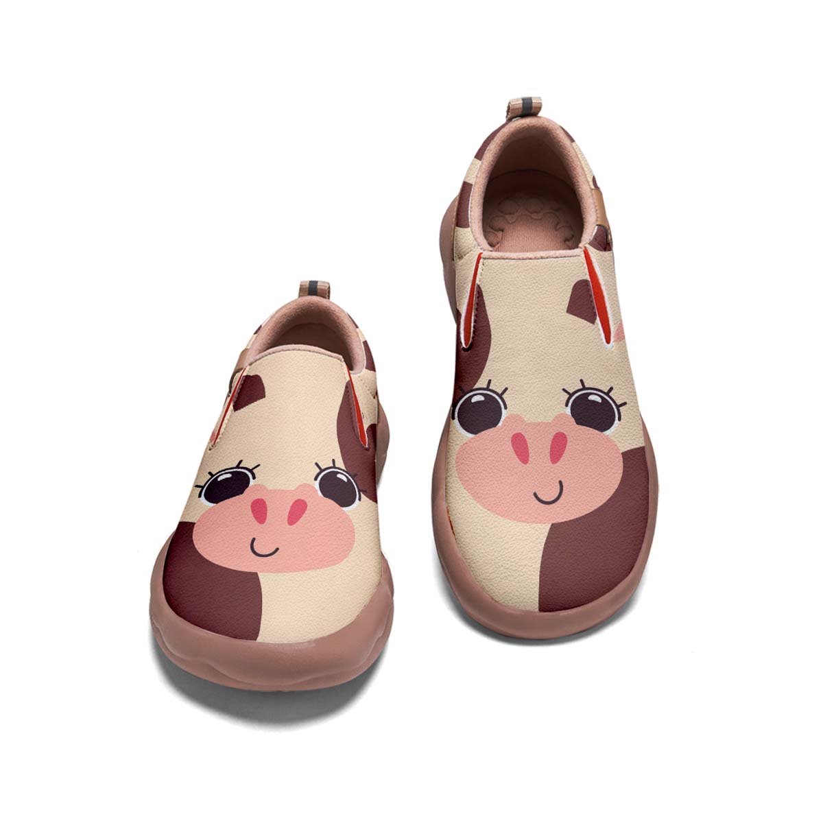 Cow Face Kids Slip On