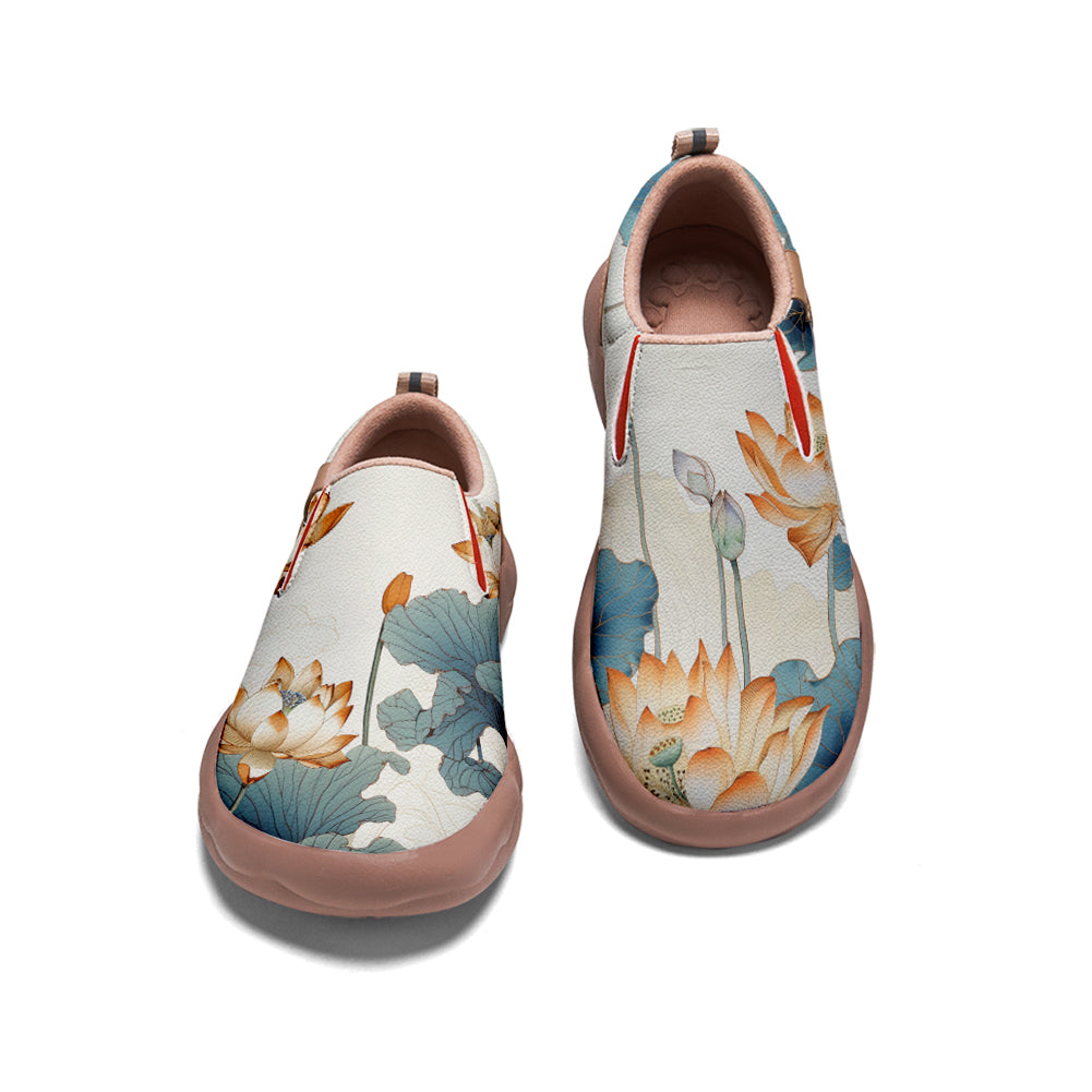 Chinese Lotus Slip On