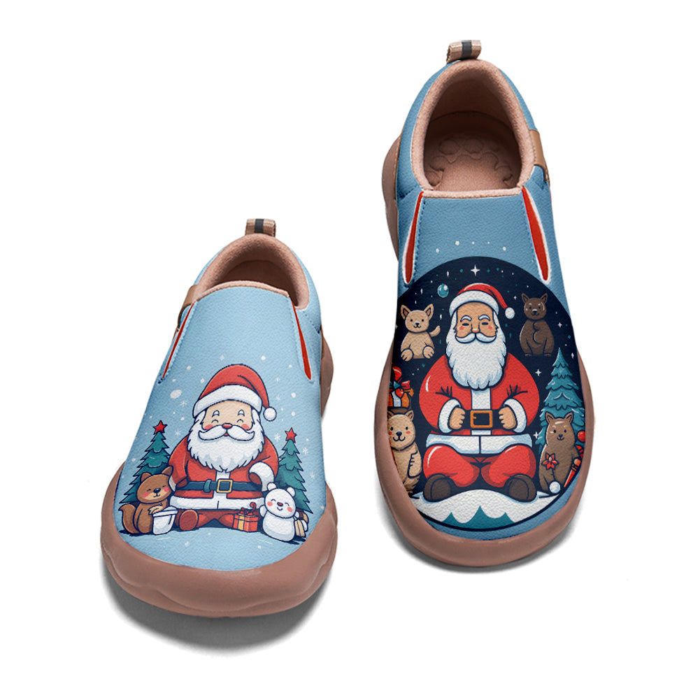 Cartoon Santa Claus Slip On