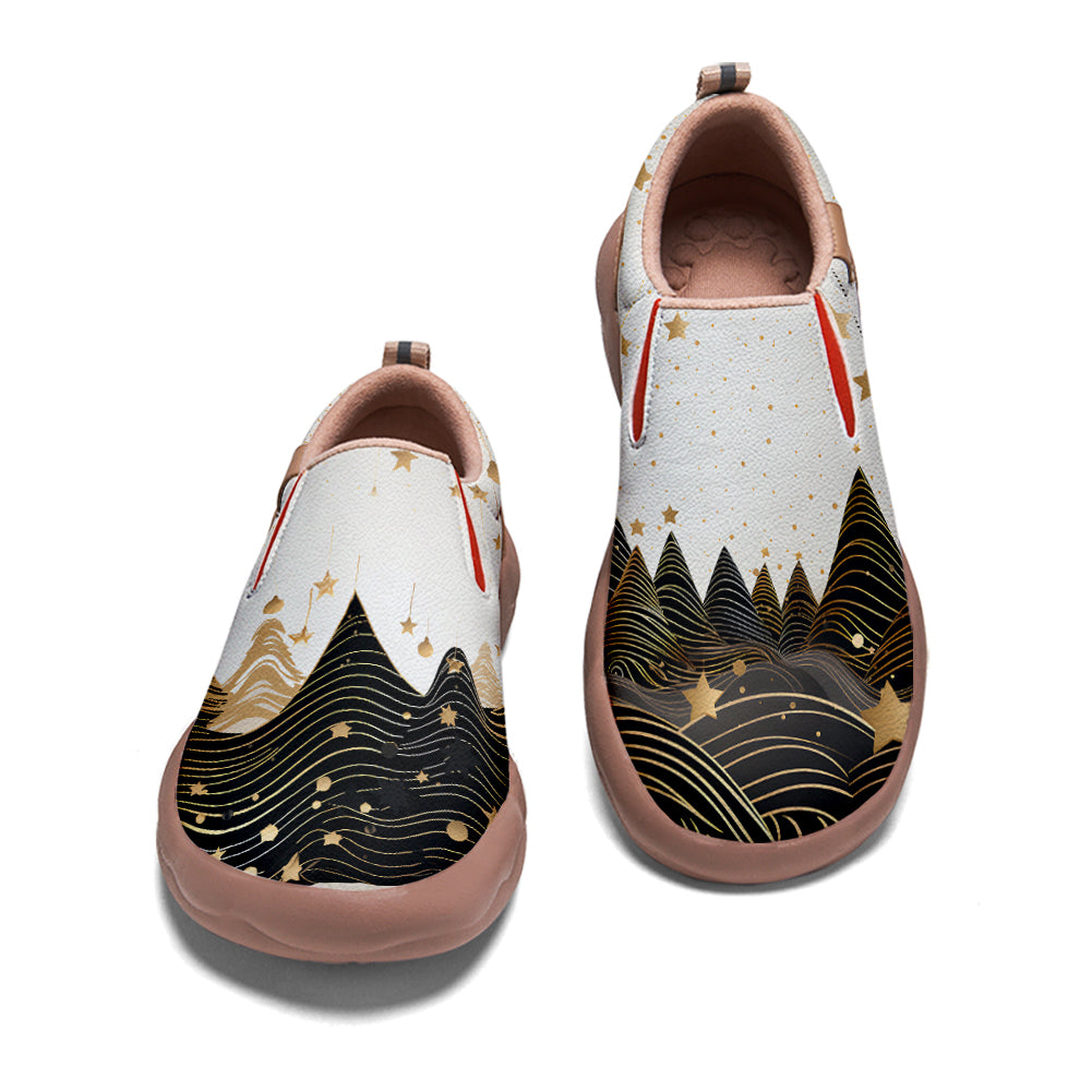 Twisted Christmas Tree Kids Slip On