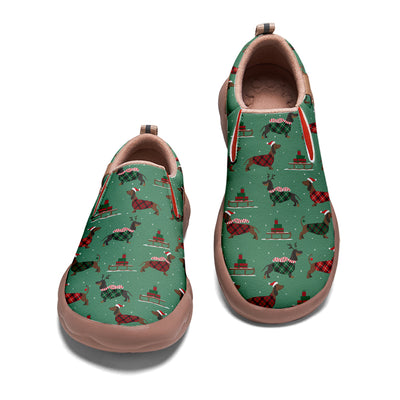 Christmas Sika Deer Kids Slip On