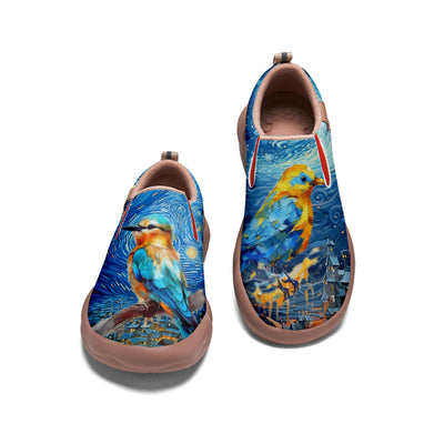 Starry Night Bird Slip On