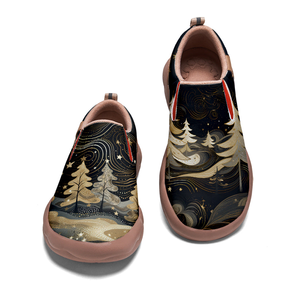 Christmas Tree Kids Slip On