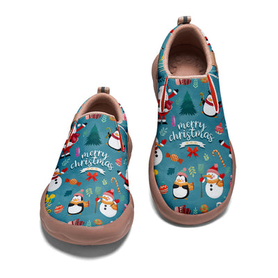 Christmas Snowman Kids Slip On