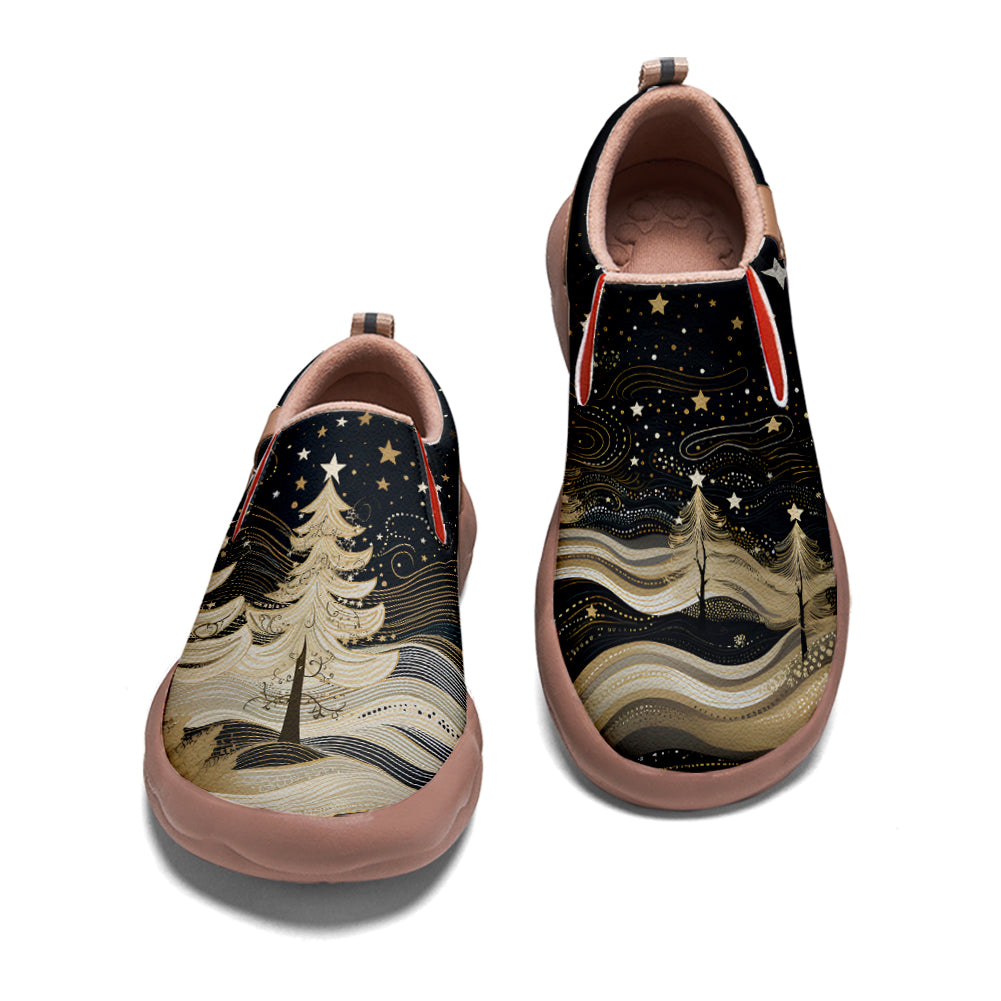 Christmas Tree Kids Slip On