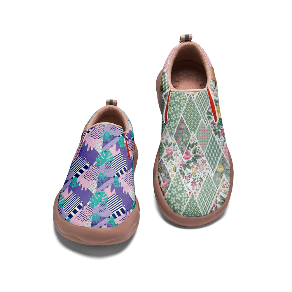 Tropical Patchwork Slip On