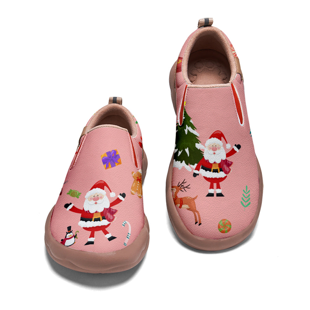 Christmas Santa Claus Kids Slip On