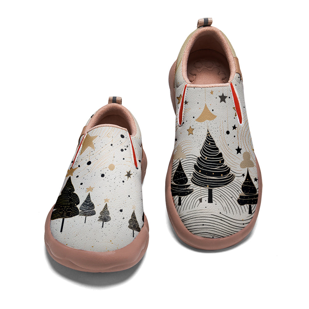 Christmas Tree Kids Slip On