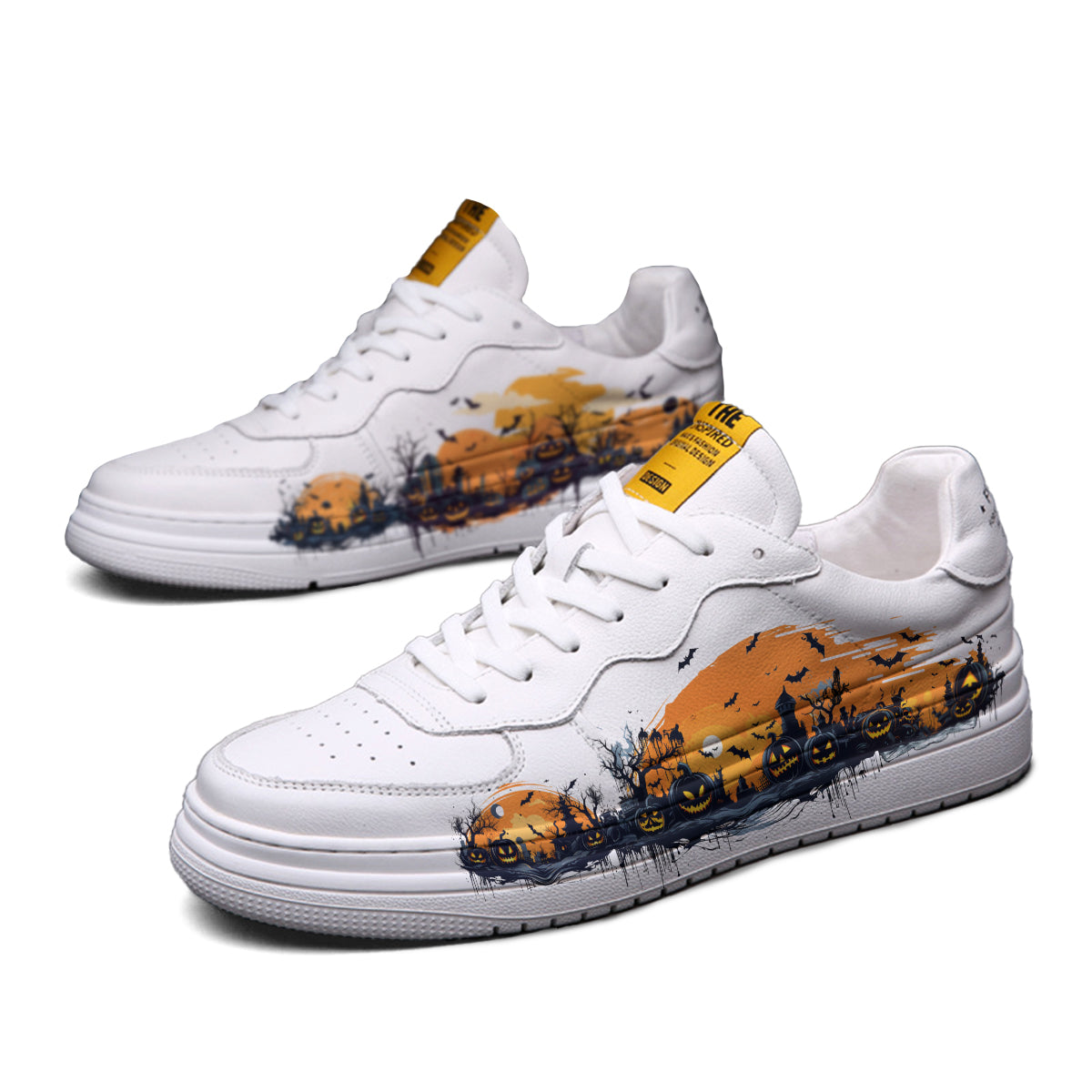 Halloween Pumpkin Low Top Sneaker