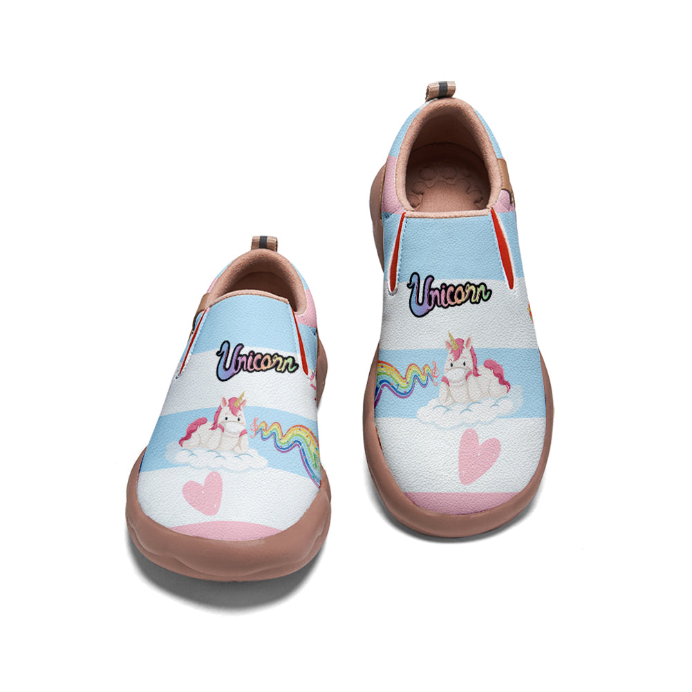 Heart Unicorn Slip On