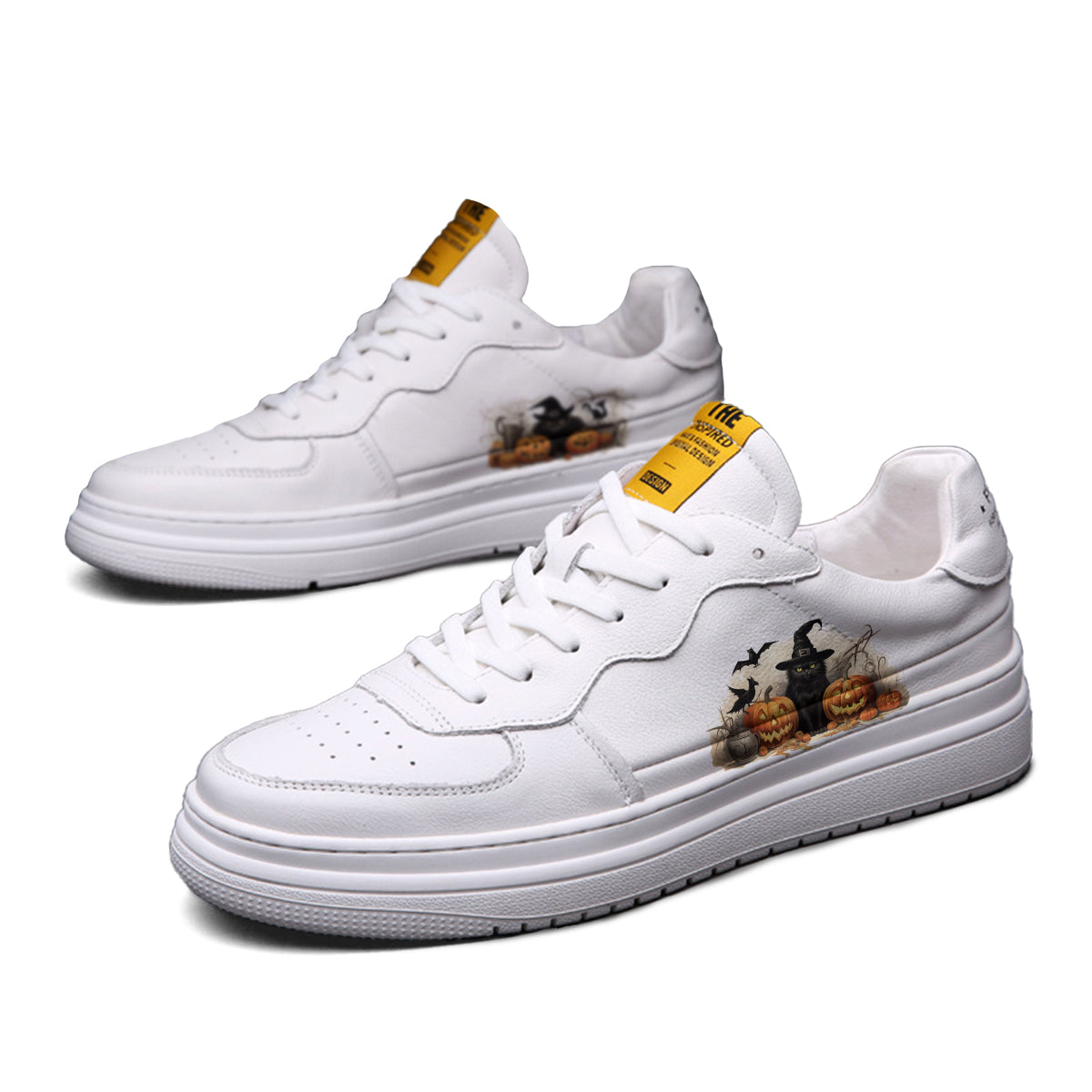 Halloween Black Cat Low Top Sneaker