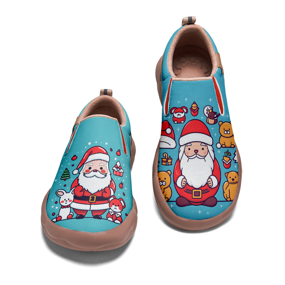 Cartoon Santa Claus Slip On