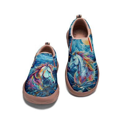 Starry Night Unicorn Slip On