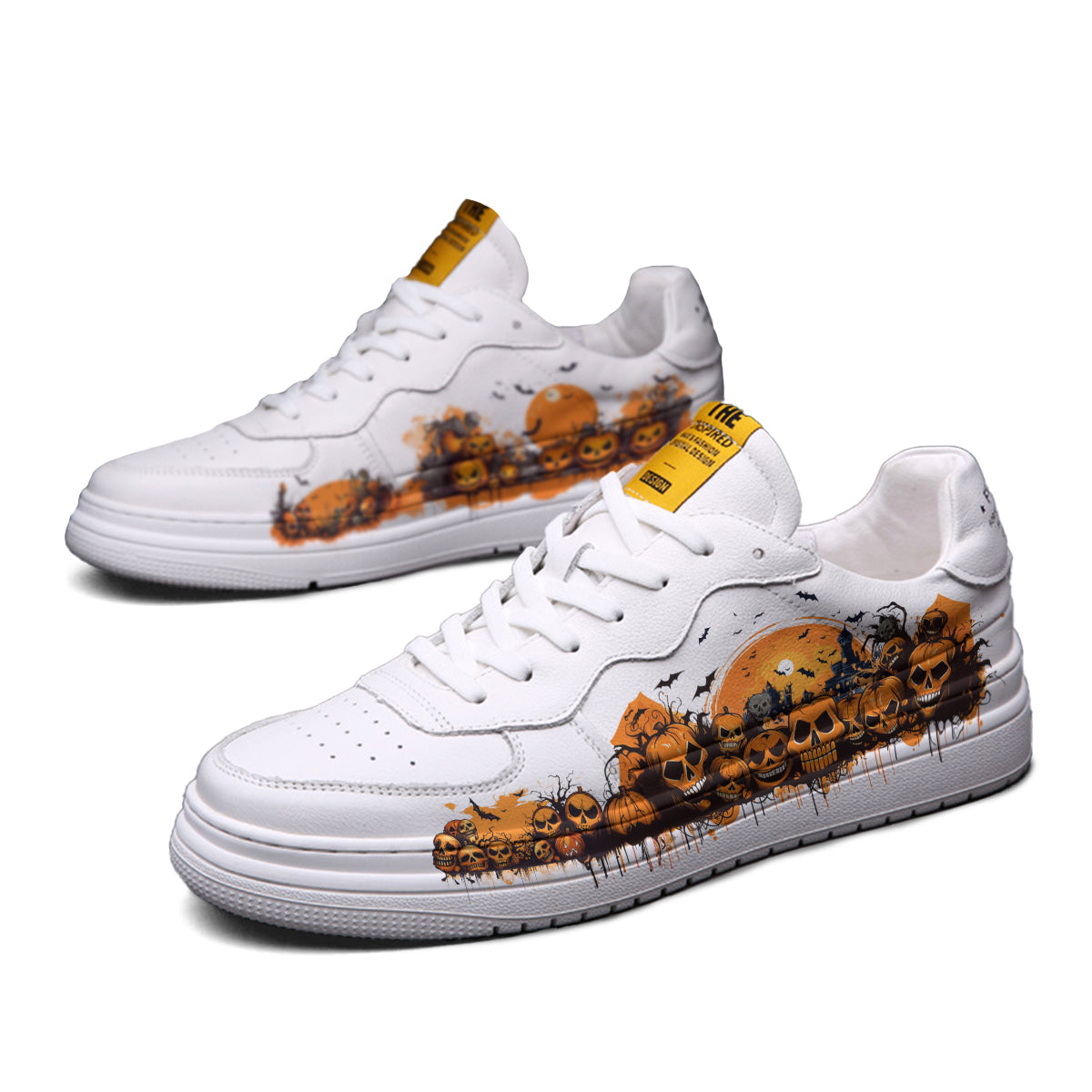 Halloween Pumpkin Low Top Sneaker