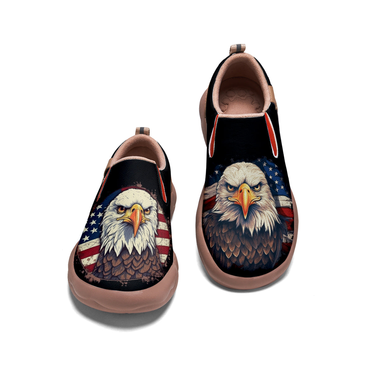 American Flag Eagle Slip On