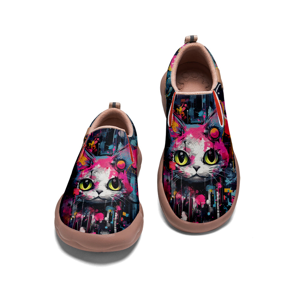 Serious Cat Slip On