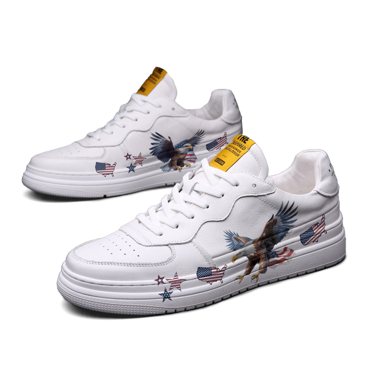 American Flag Eagle Low Top Sneaker