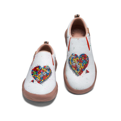 Building Blocks Heart Slip On