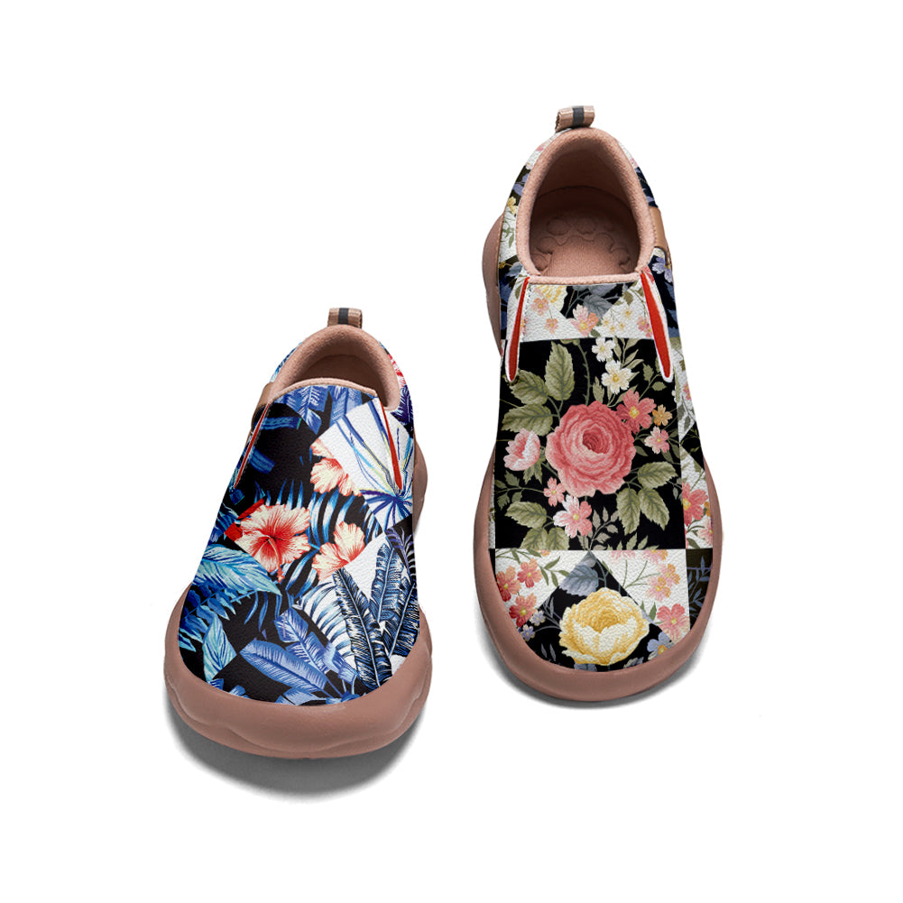 Tropical Patchwork Slip On