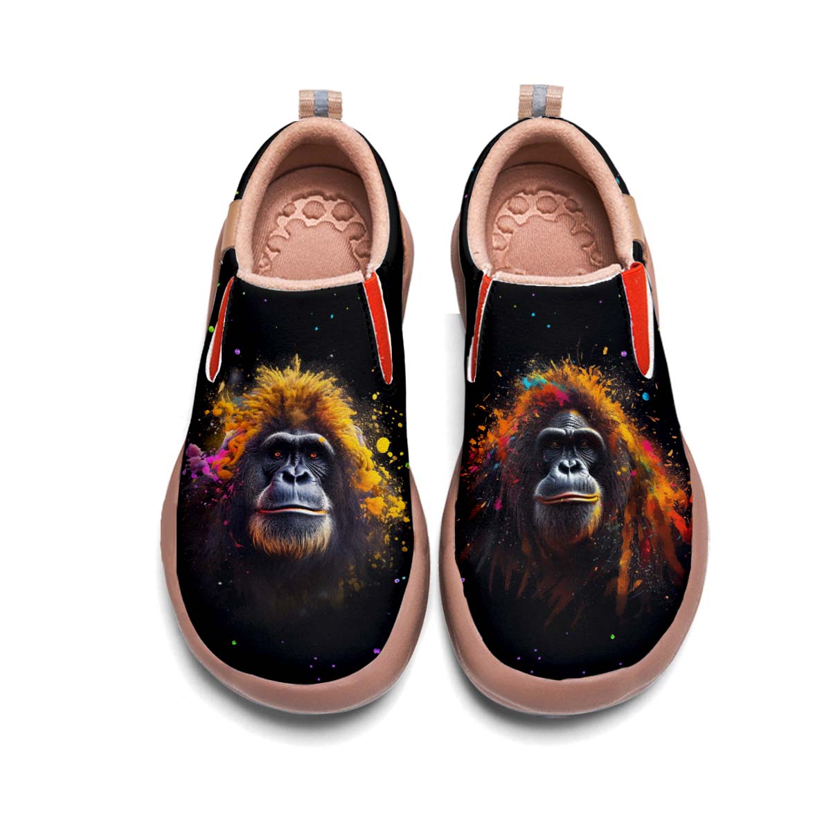 Chimpanzees Slip On