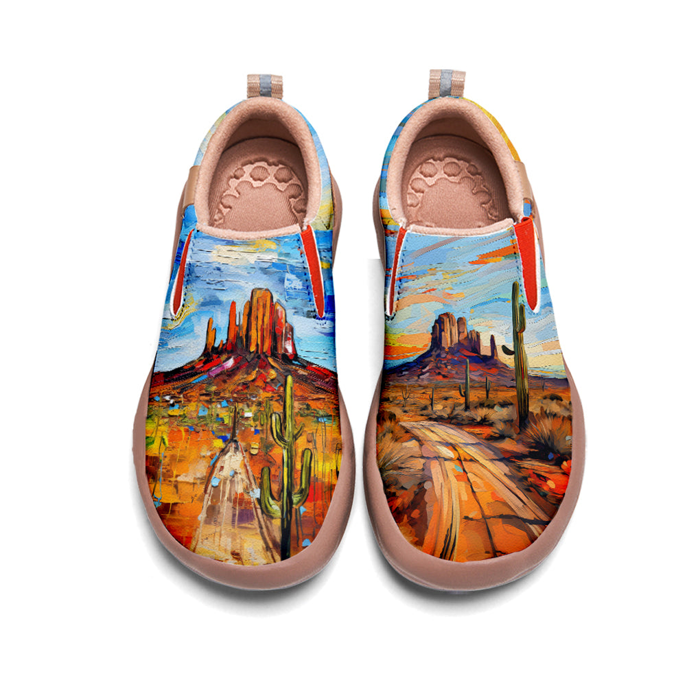 Oil Painting Phoenix City Slip On