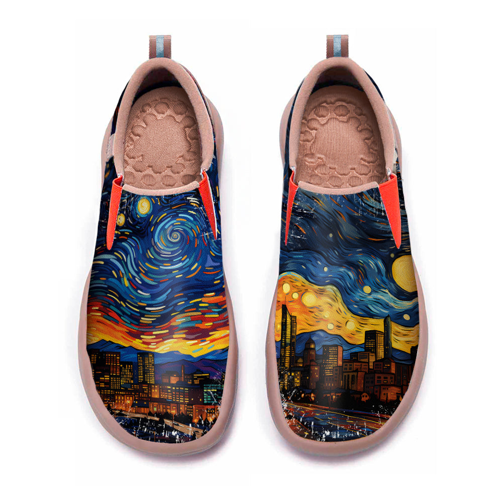 Starry Night Denver City Slip On